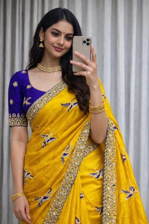 Astitva embroidery work saree wholesale pricing and packages